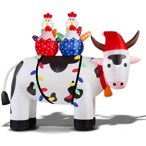 🆕6FT Christmas Inflatables Built-in LED Yard Outdoor Decorations - Picture 7 of 7